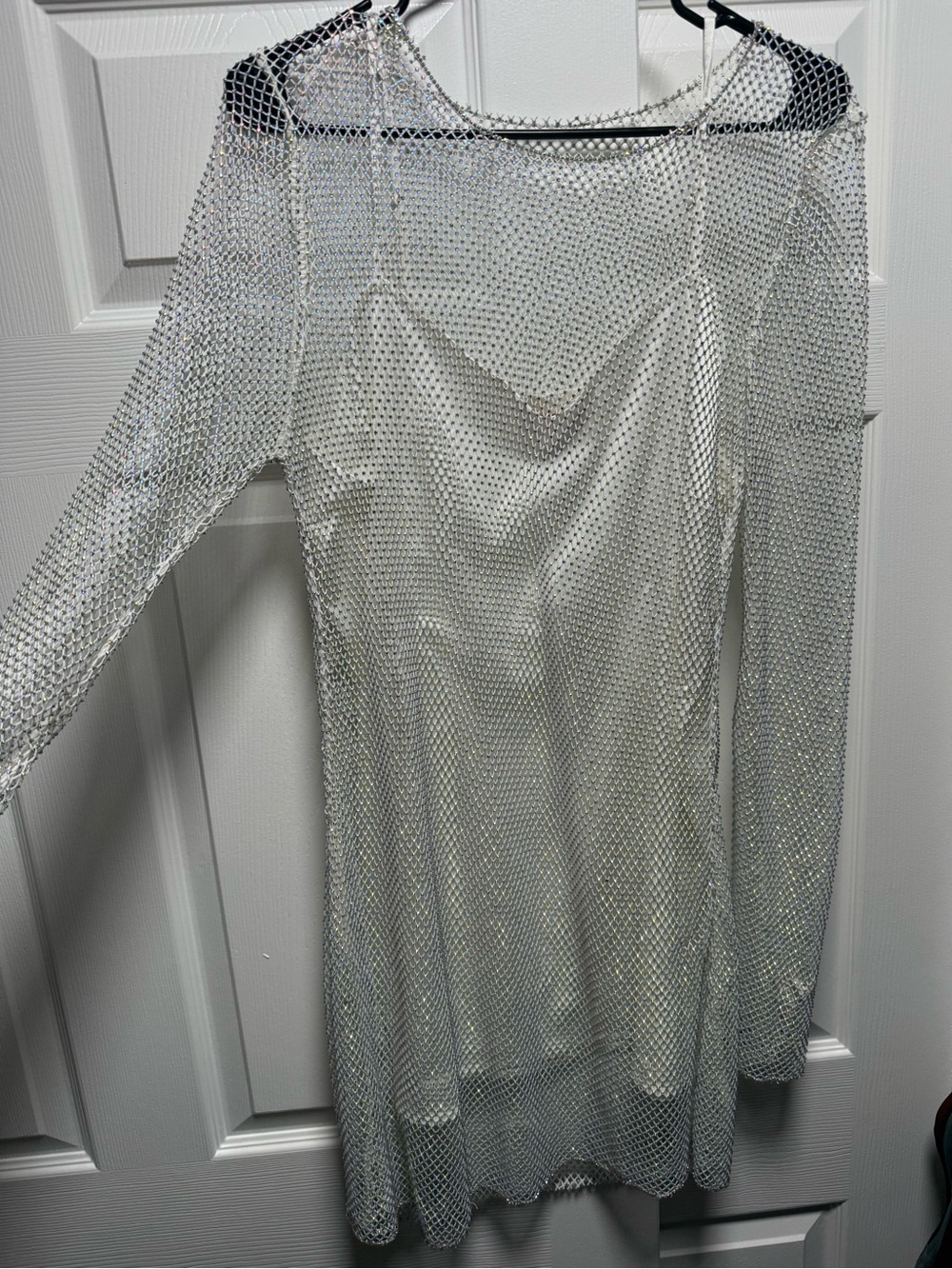 Show Me Your Mumu White Sheer Layered Top